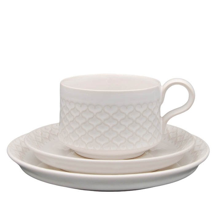 J.H. Quistgaard Cordial Palet Tea Cup white, vintage